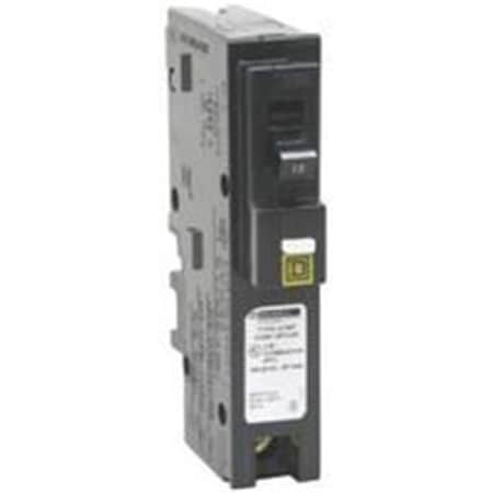 Square D Combination Circuit Breaker, HOM Series, 15A, 1 Pole, 120V AC, 10kA 6562789